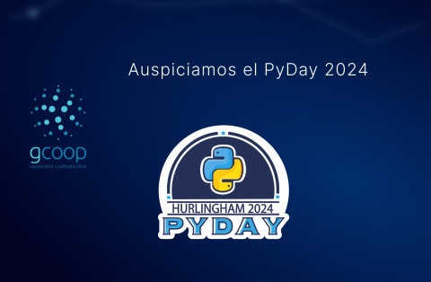 Auspicio de gcoop en PyDay Hurlingham 2024 