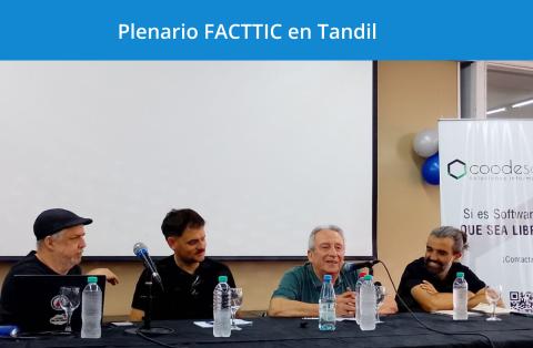 charla en plenario de facttic